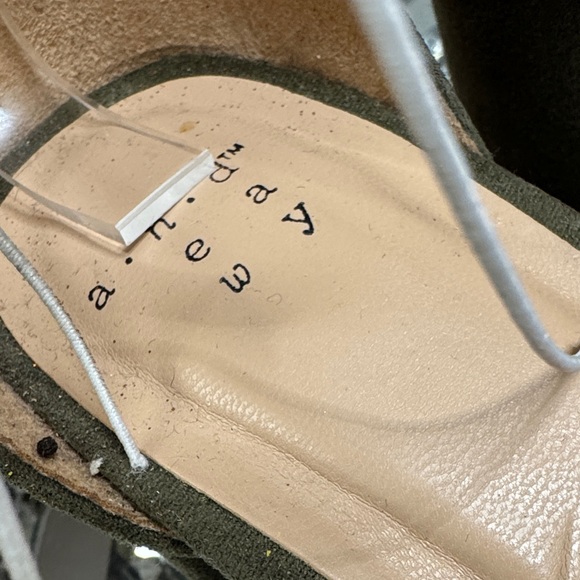 a new day Olive Block Heel Sandals - Picture 2 of 15